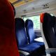 Seats on a train