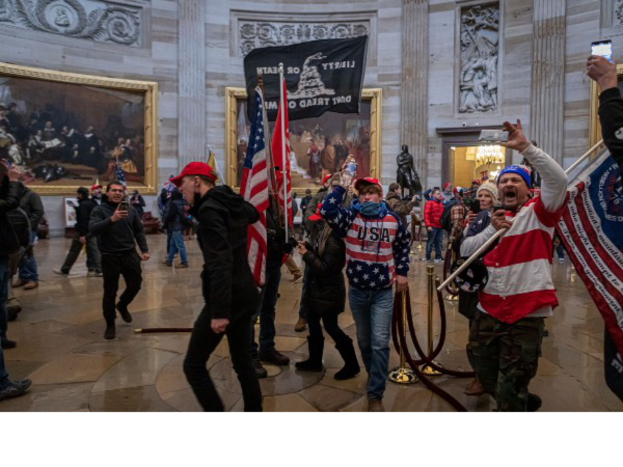 Rioters in the Capitol
