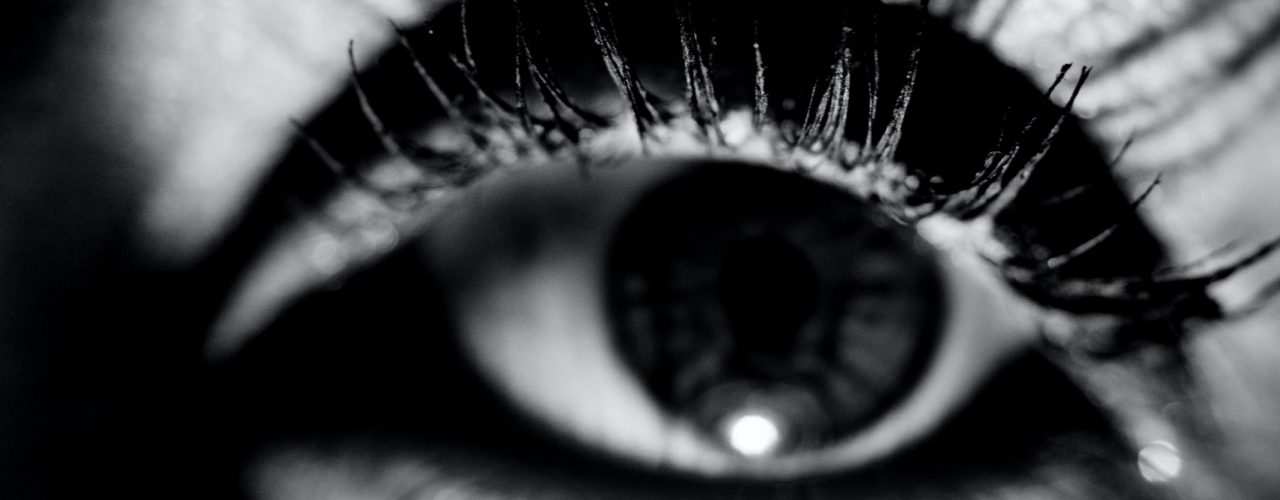 person's eye