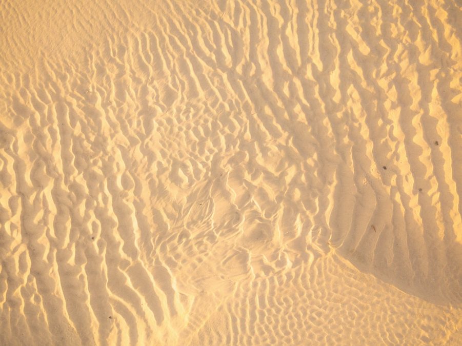 areal photography of beige sand
